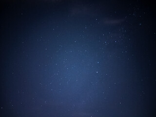 Fototapeta na wymiar Space scene with stars - Starry night sky in Brisbane, Queensland, Australia in the summer