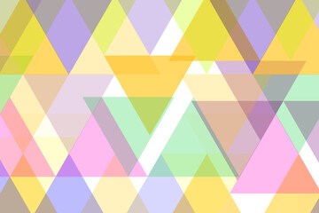Colorful triangles geometric background design. Bright halfton multicolor abstract vector illustration. Minimalist trendy geometry concept colorful vector design