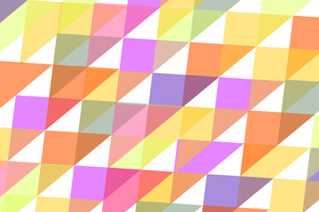 Colorful geometric triangles background. Abstract multicolor triangular pattern design
