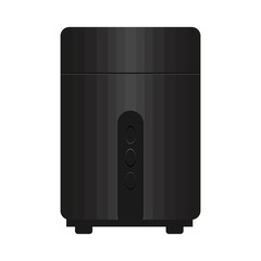 Obraz premium Air humidifier, color vector illustration isolated on white background.