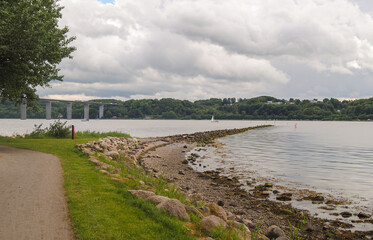 the river in the Denmark