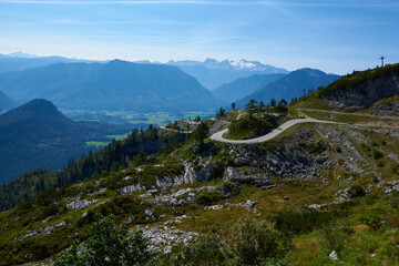 Blick vom  Loser auf den  Altausseer See  in Österreich