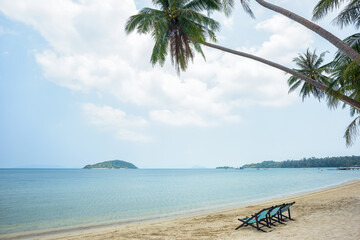 Beautiful beach and tropical sea