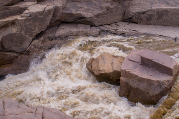 Augrabies waterfall in the Orange River in the Northern Cape province of South Africa