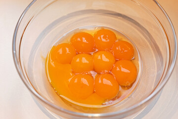 Egg Yolks in Bowl