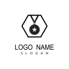 Trophy cup vector icon winner symbol