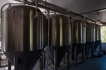 Fábrica de cerveza artesanal en Villa Meliquina, Patagonia Argentina.