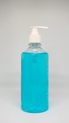 The bottle of alcohol gel