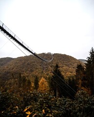 Geierlay Brücke Mörsdorf im Herbst