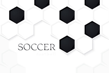 Football Vector Background. Soccer Backdrop Light Version. Template for Sport Banner, Covers, Placards, Posters and Flyers