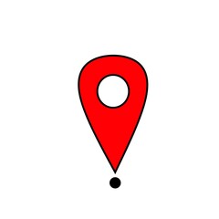 Fototapeta premium Symbole de position