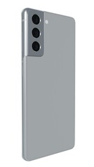 3d render of a smartphone on a white background