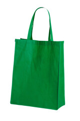 green cotton bag