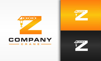 initials Z crane logo