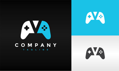 stick game letter V logo © Hasim