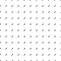 Square seamless background pattern from black adjustable wrench symbols. The pattern is evenly filled. Vector illustration on white background