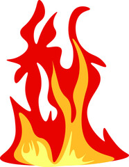 Vector of The Fire - Fire Clipart