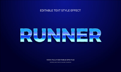 Modern editable text style effect. Editable font style. Vector Illustration