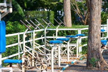 Playground in the garden.