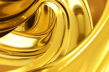 3D rendering of gold texture background.