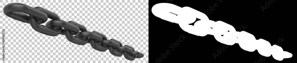 Poster crane hook close-up scene isolated on background with mask. ideal for large publications or printing