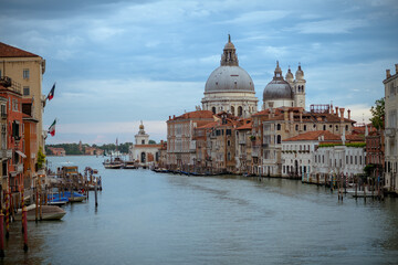 Naklejka premium landscape with basilica di santa maria della salute