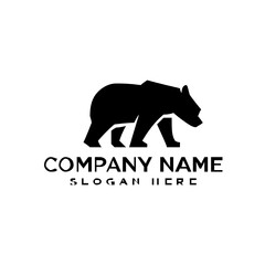 Obraz premium bear logo design template inspiration, vector illustration