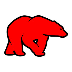 bear logo design template inspiration, vector illustration