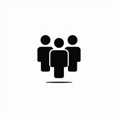 three line person, mans icon vector