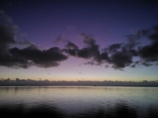 Une belle nuit à la plage 