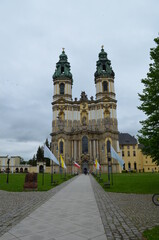 Obraz premium Bazylika Kolegiacka Wniebowzięcia NMP, kościół klasztorny, Krzeszów, Ppolska, Dolny Śląsk, 