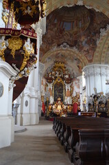 Barokowa Bazylika w Krzeszowie,  Polska - obrazy, fototapety, plakaty