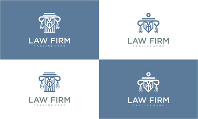 Creative monogram logo template