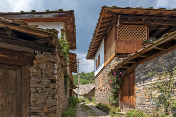 Village of Kovachevitsa with nineteenth century houses, Bulgaria