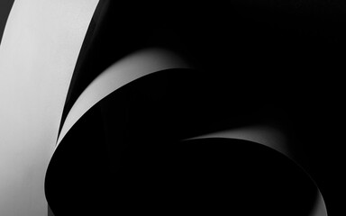 Abstract concept architectural, dark background