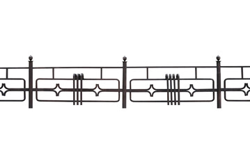 Square pipe fence