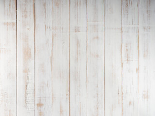 Fototapeta premium Old white wood plank texture