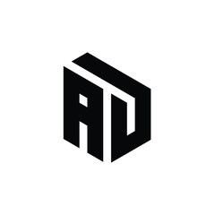 modern geometric simple logo design initiasl branding ,icon. vector ilustration .