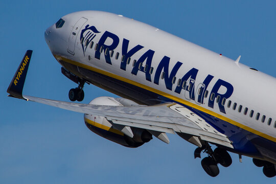 Ryanair Boeing 737-800 Taking Off To A Flight