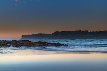 Early Morning Seascape at the Beach
