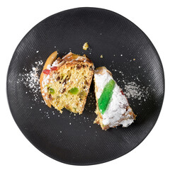 Bolo do Rei or King's Cake slices