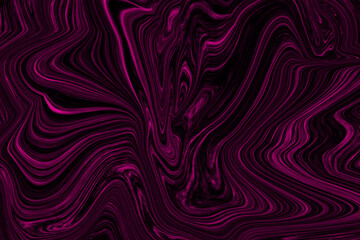 Abstract black and purple liquid marble texture background vector