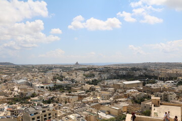View from Cittadella in Rabat Victoria, Gozo Malta