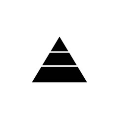 pyramid icon logo vector