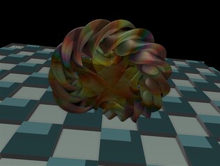 Imaginatory fractal background Image