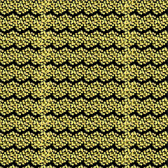 Gold pattern seamless pattern on black art design stock vector illustration for web, for print, for fabric print