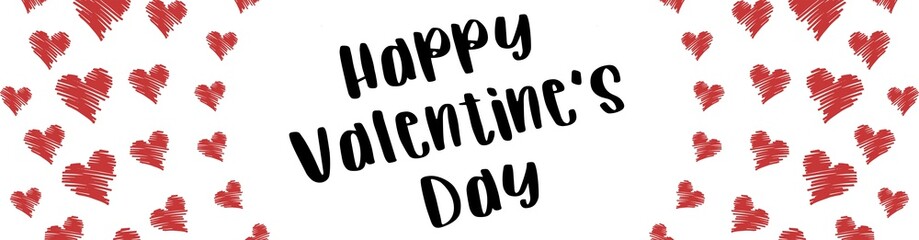 happy valentine's day banner, celebration card, love decleration, love related item, party invitation, classic card