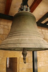 Naklejka premium Bell in Cittadella in Rabat Victoria, Gozo Malta