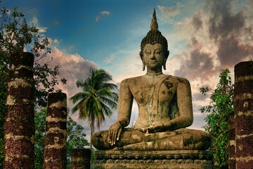 Site historique de Sukhothaï en Thaïlande - 409114889