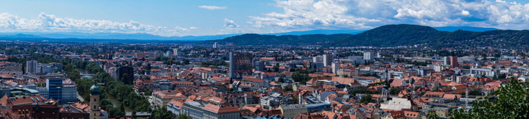 Blick &uuml;ber die Stadt Graz